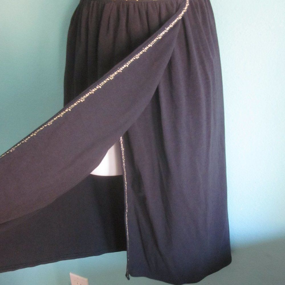 NEW Marc Jacobs Navy Blue Pull On Swimwear Coverup Skirt Sz S Elastic Waist NWT